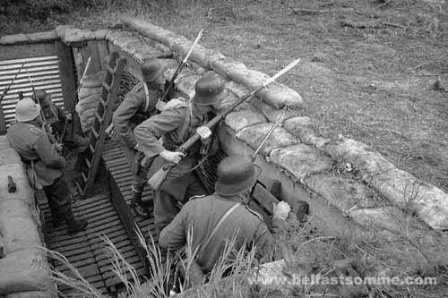 German Defensive Trenches