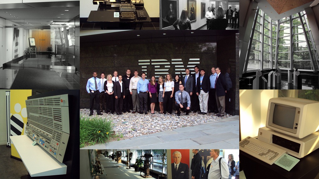 Collage of images from IBM Inprocessing at Armonk