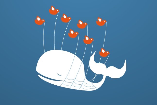 Twitter's Fail Whale error illustration, which became a meme during X's Ruby on Rails scaling struggles