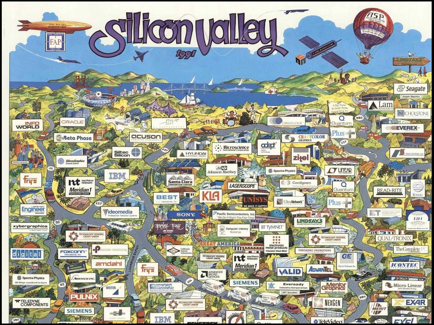 Silicon Valley in 1991, cover image for How I Got Here Chapter 1